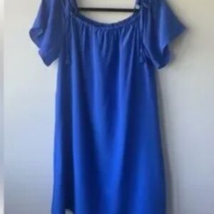 madewell silk cold shoulder dress